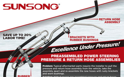 PM410 Sunsong Preassembled PS Hose Assemblies Sheet